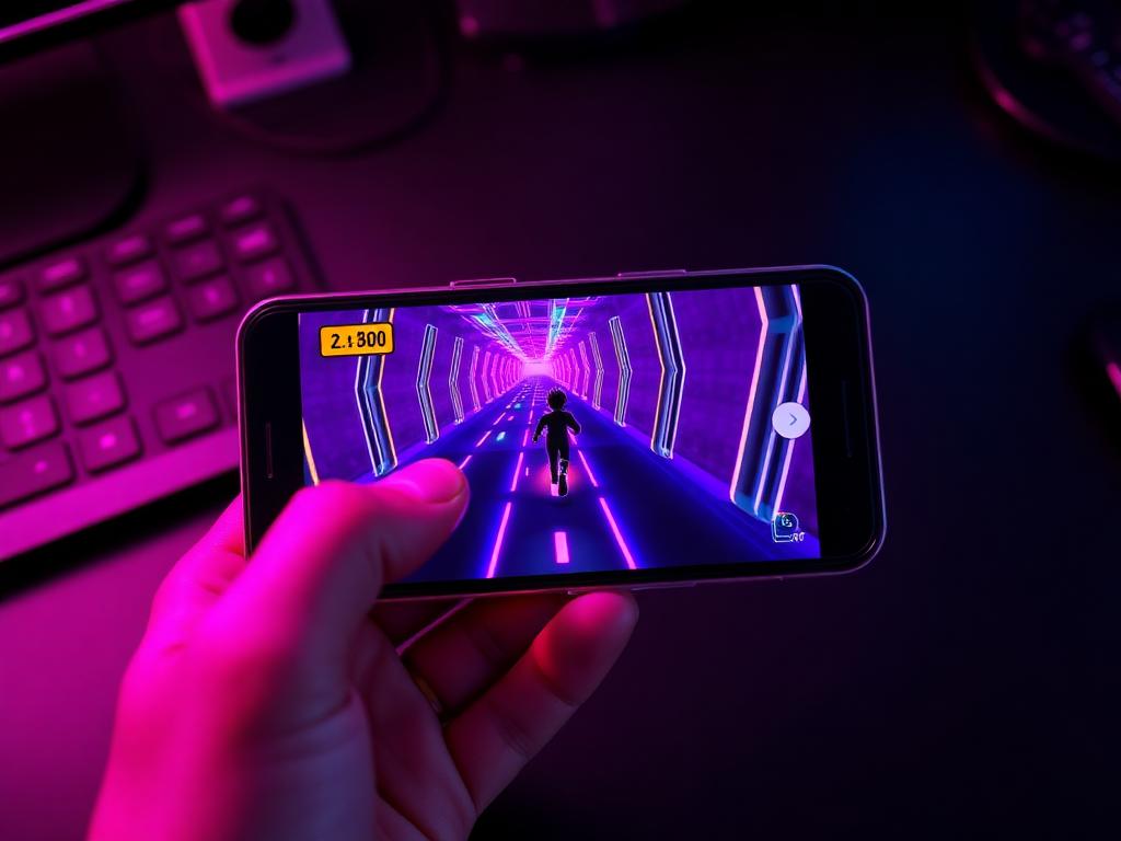 Endless Runner Maker shown on screen during development