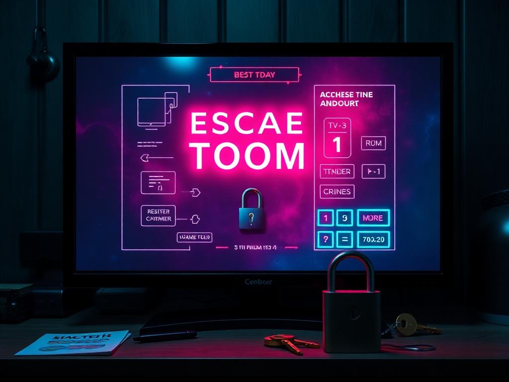Escape Room / Puzzle Maker shown on screen during development