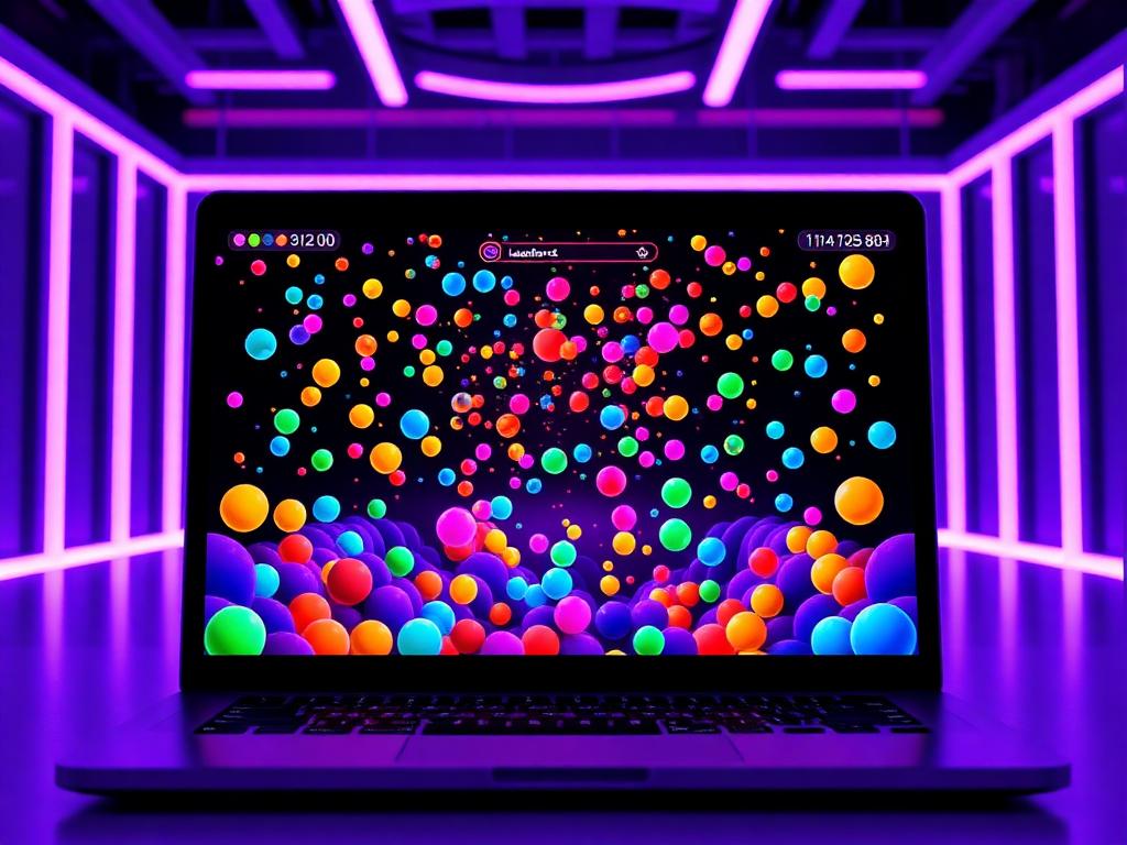 Multiplayer .io Game Maker shown on screen during development